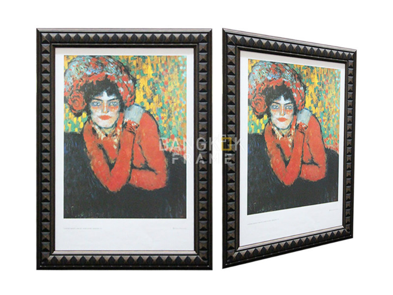 กรอบรูปภาพท้องพระโรงสมัยโบราณ